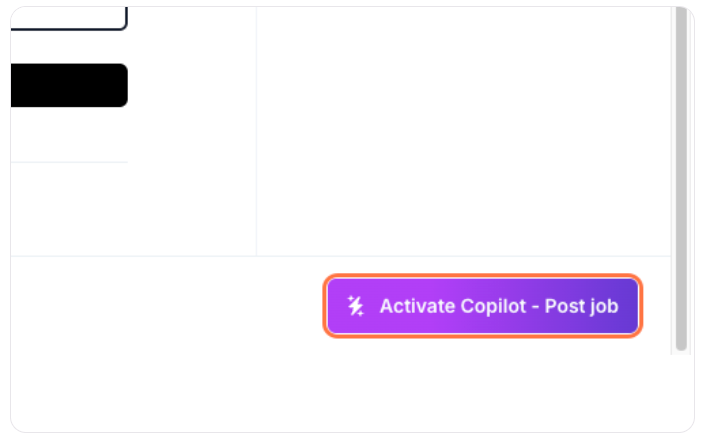 Click Activate job on the final screen